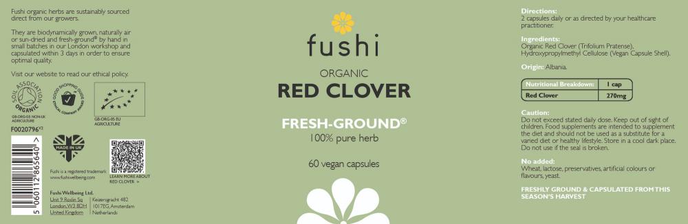 Fushi Organic Red Clover 60s