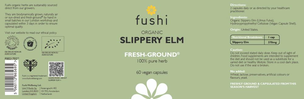 Fushi Organic Slippery Elm 60s