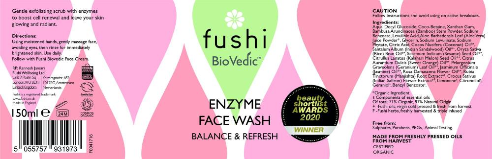 Fushi BioVedic Enzyme Face Wash 150ml