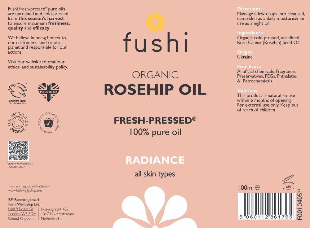 Fushi Organic Rosehip Oil 100ml