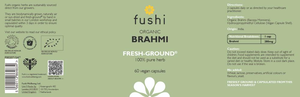 Fushi Organic Brahmi 60s