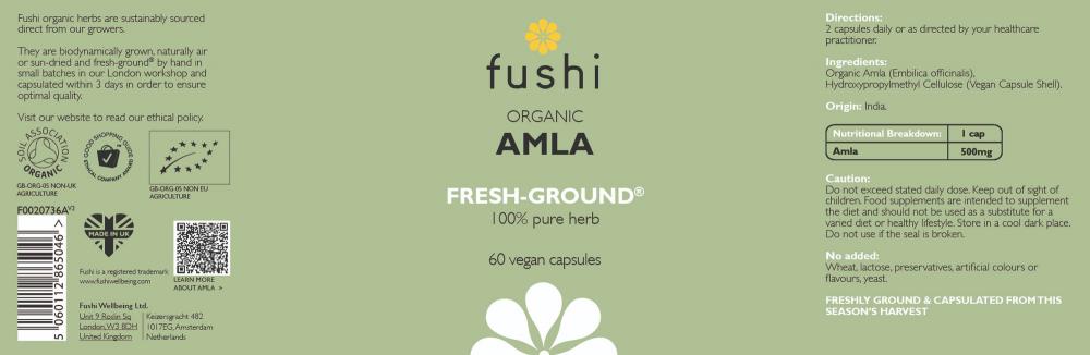 Fushi Organic Amla 60s