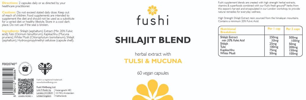 Fushi Shilajit Blend 60's