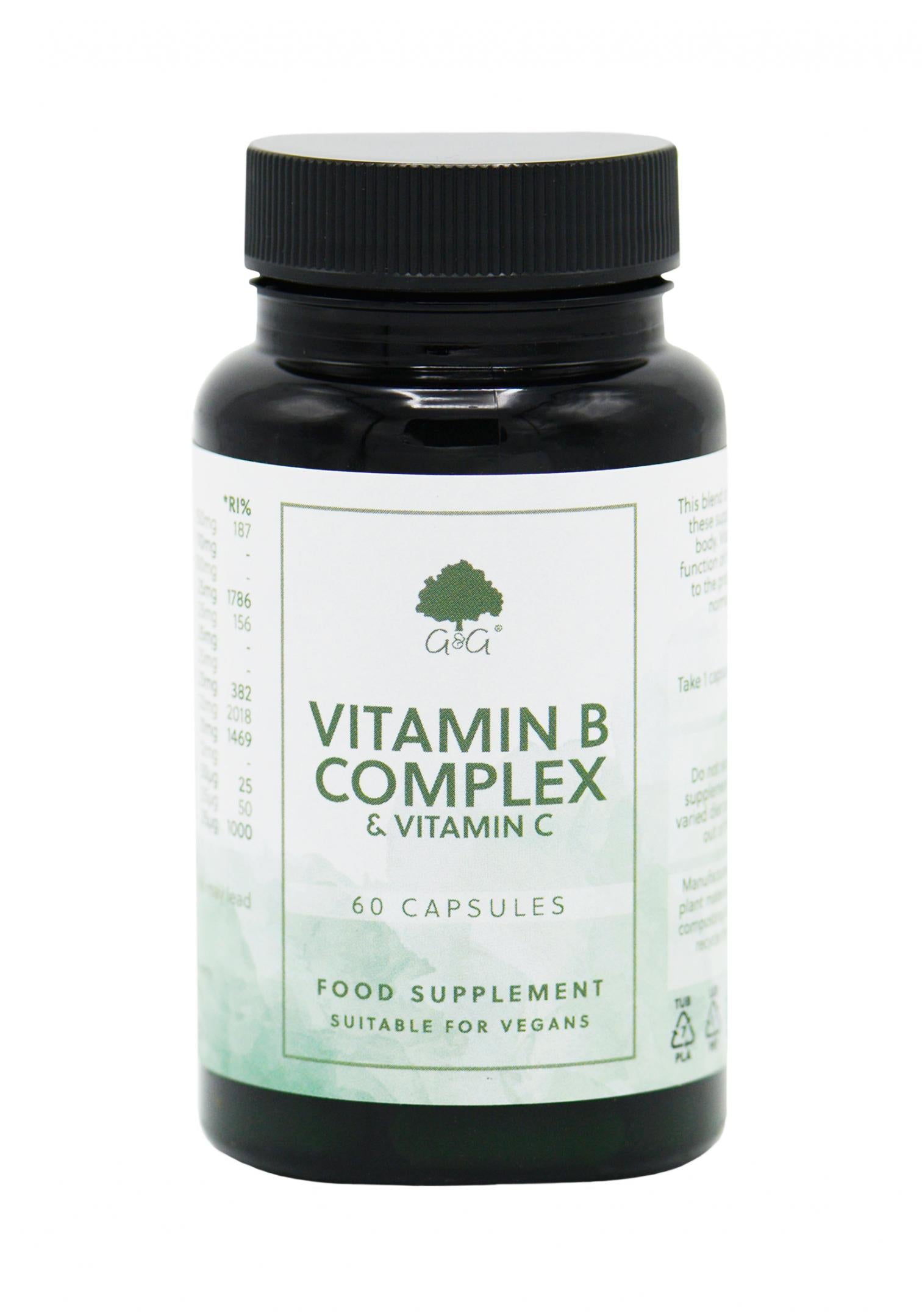 G&G Vitamins Vitamin B Complex & Vitamin C 60's