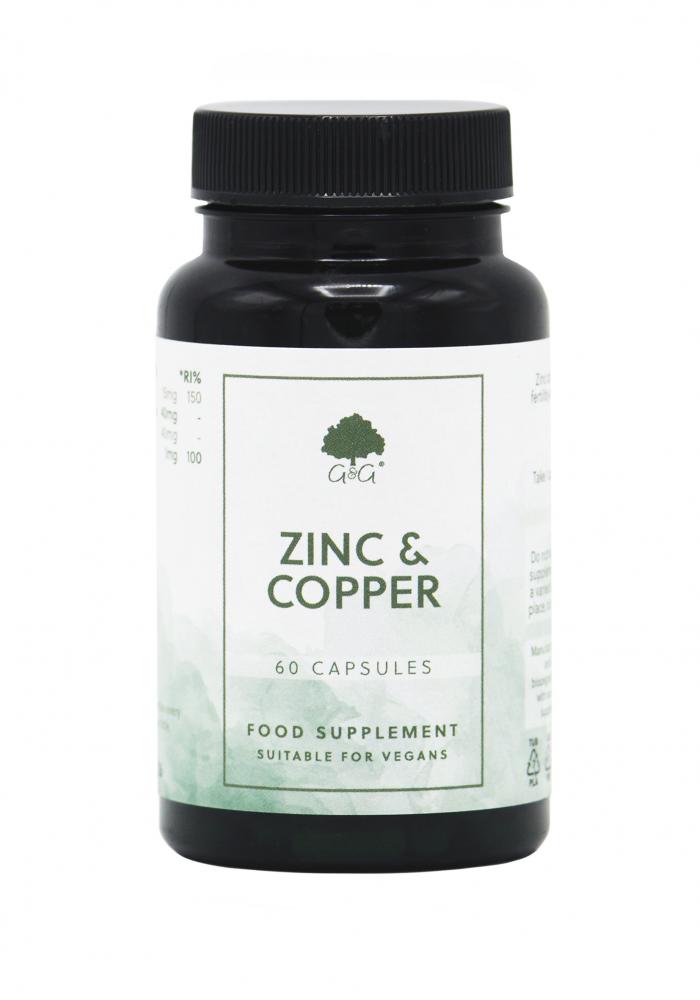 G&G Vitamins Zinc & Copper 60's