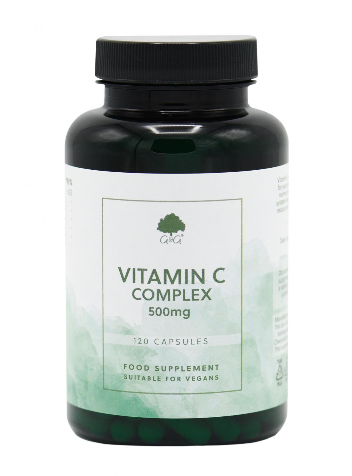 G&G Vitamins Vitamin C Complex 500mg 120's