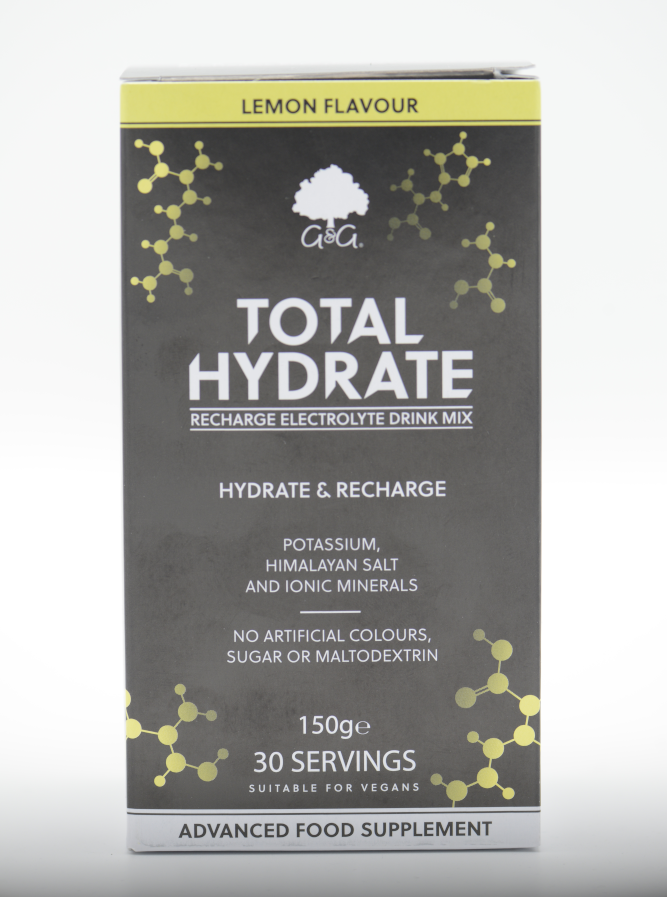 G&G Vitamins Total Hydrate Electrolyte Drink Mix Lemon Flavour 150g