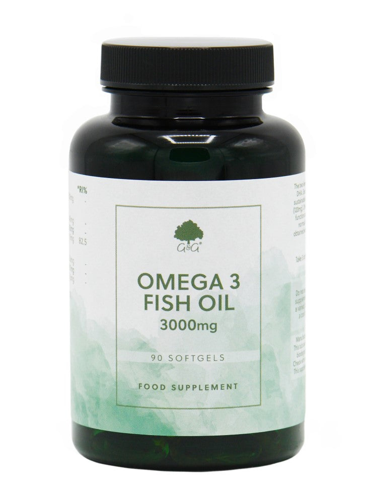 G&G Vitamins Omega 3 Fish Oil 3000mg 90s