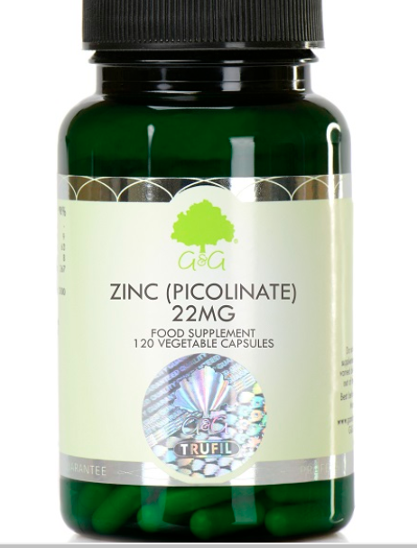 G&G Vitamins Zinc (Picolinate) 22mg 120's