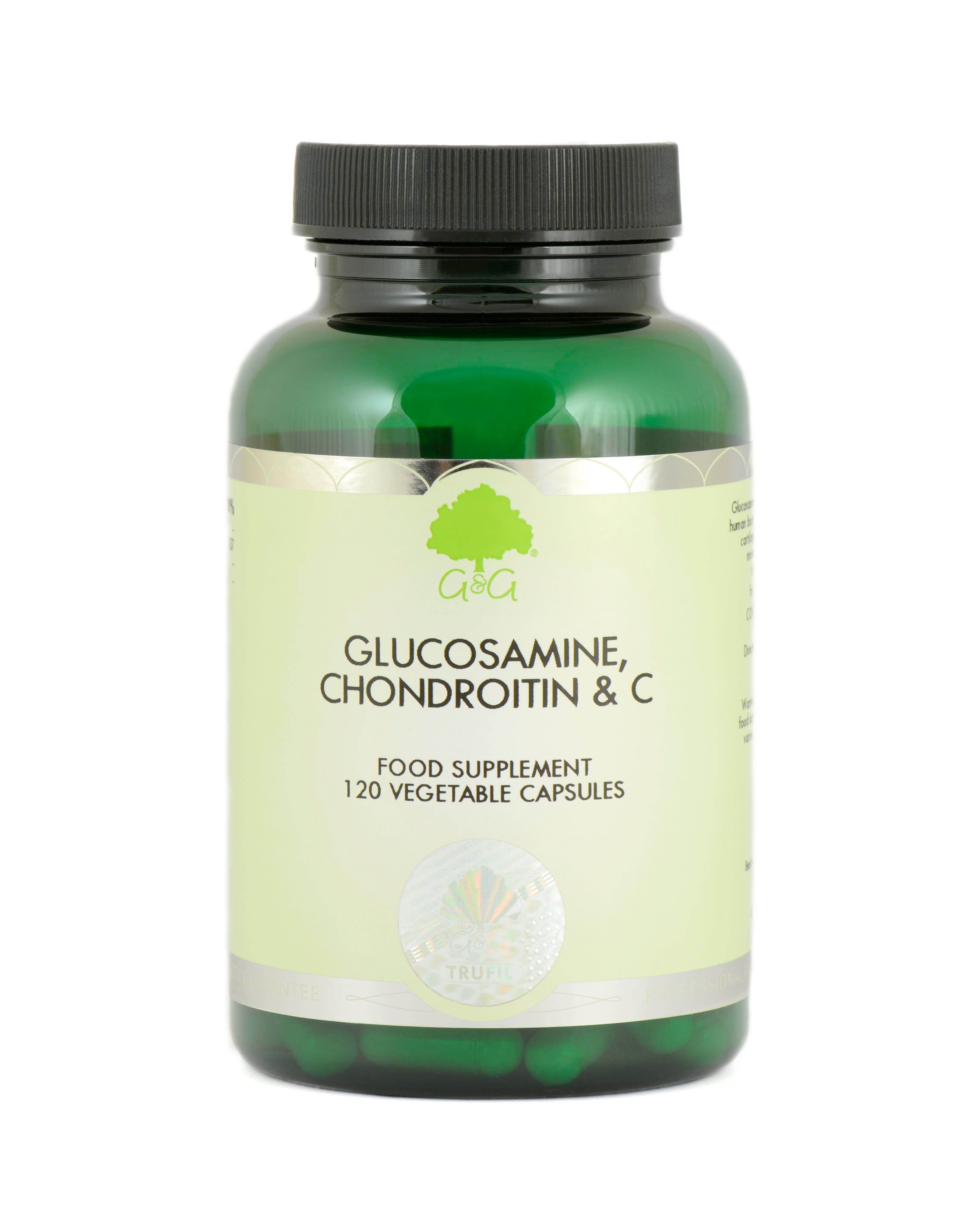 G&G Vitamins Glucosamine & Chondroitin with Vitamin C 120s