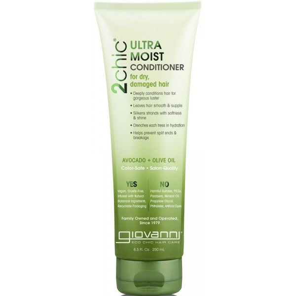 Giovanni 2chic Ultra Moist Conditioner Avocado + Olive Oil 250ml