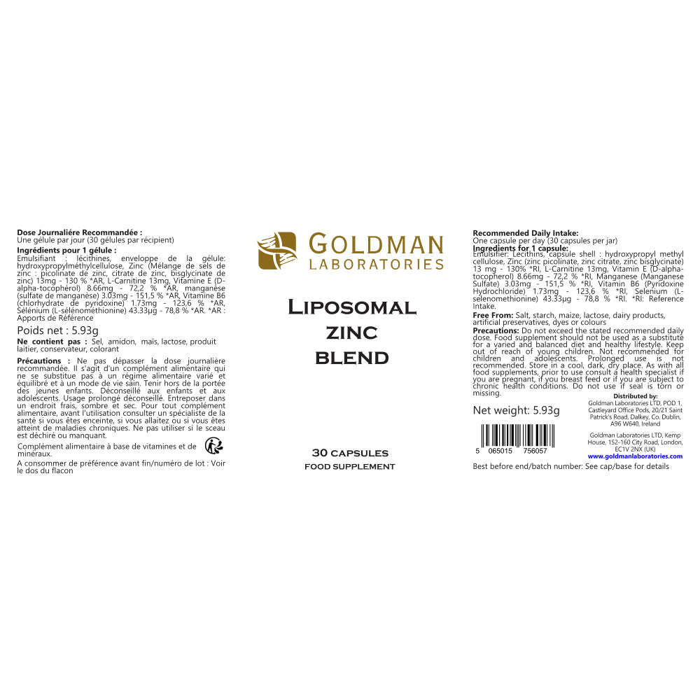 Goldman Laboratories Liposomal Zinc Blend 30s