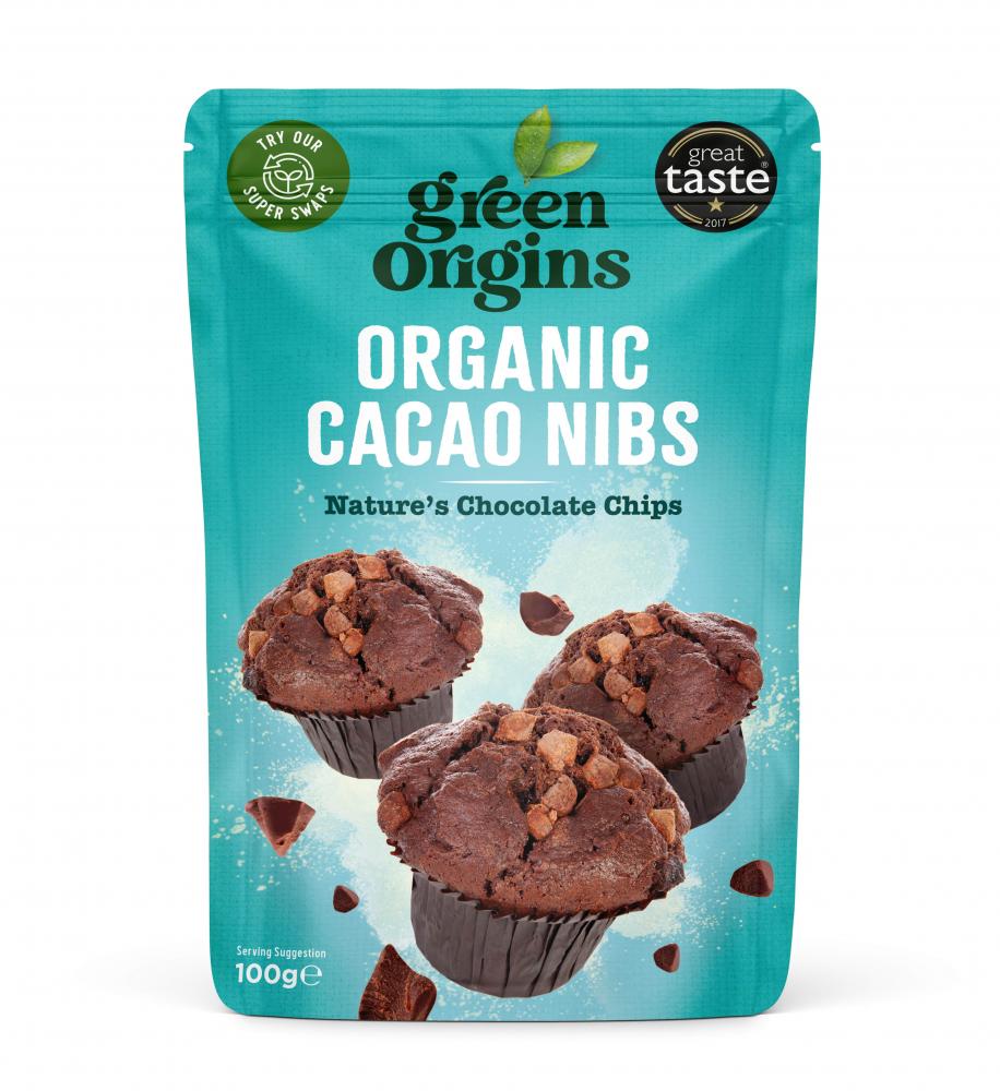 Green Origins Organic Cacao Nibs 100g