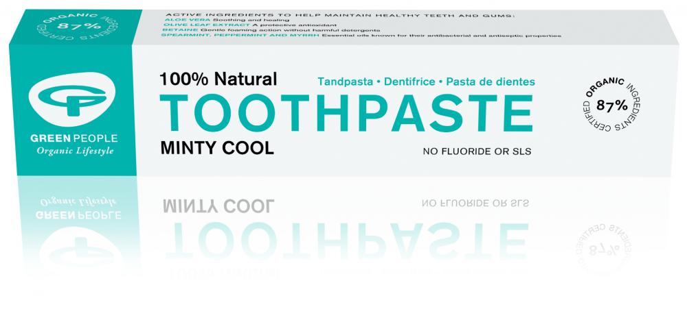 Green People Tooth-Paste Minty Cool No Fluoride 50ml