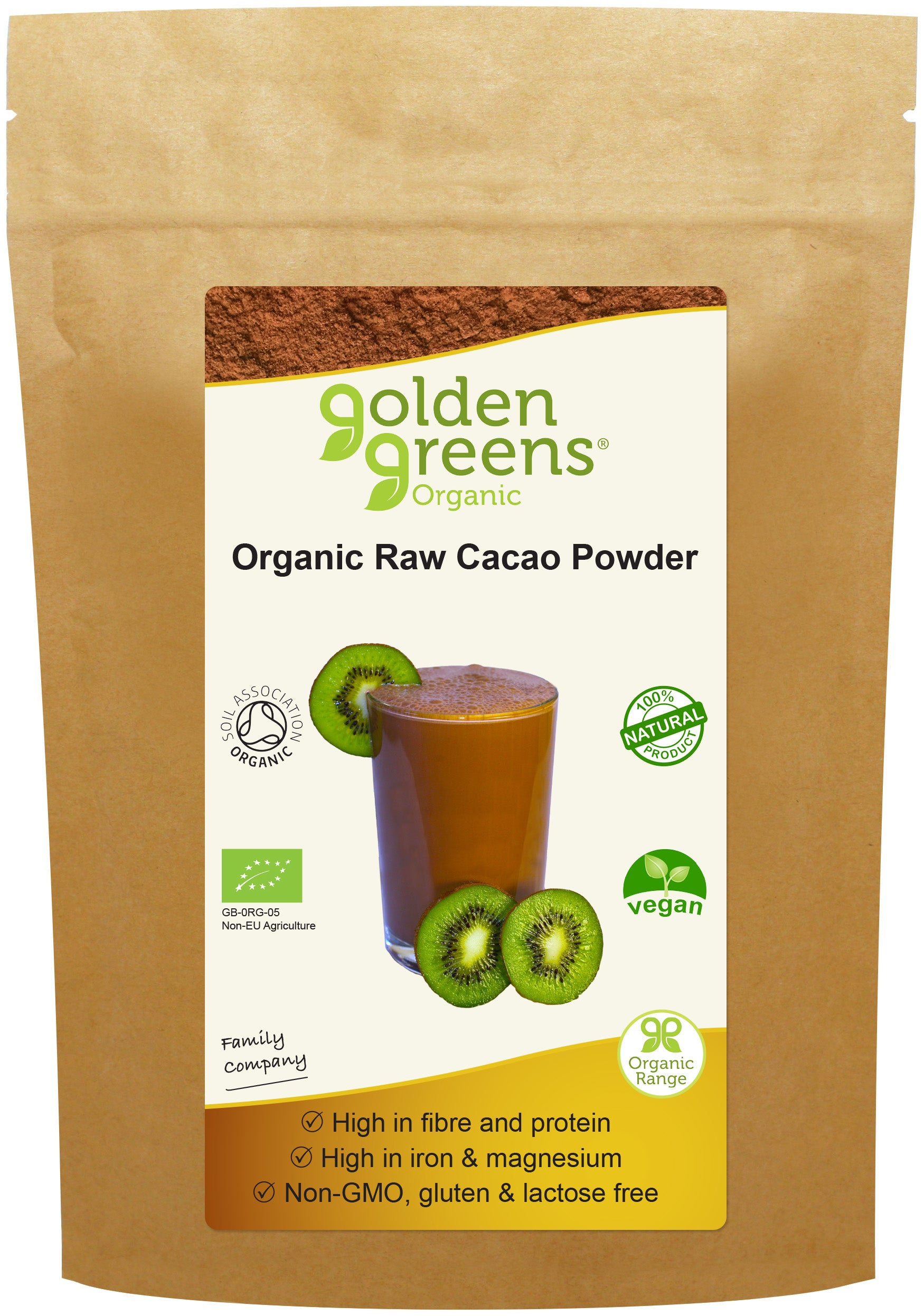 Golden Greens (Greens Organic) Organic Raw Cacao Powder 200g