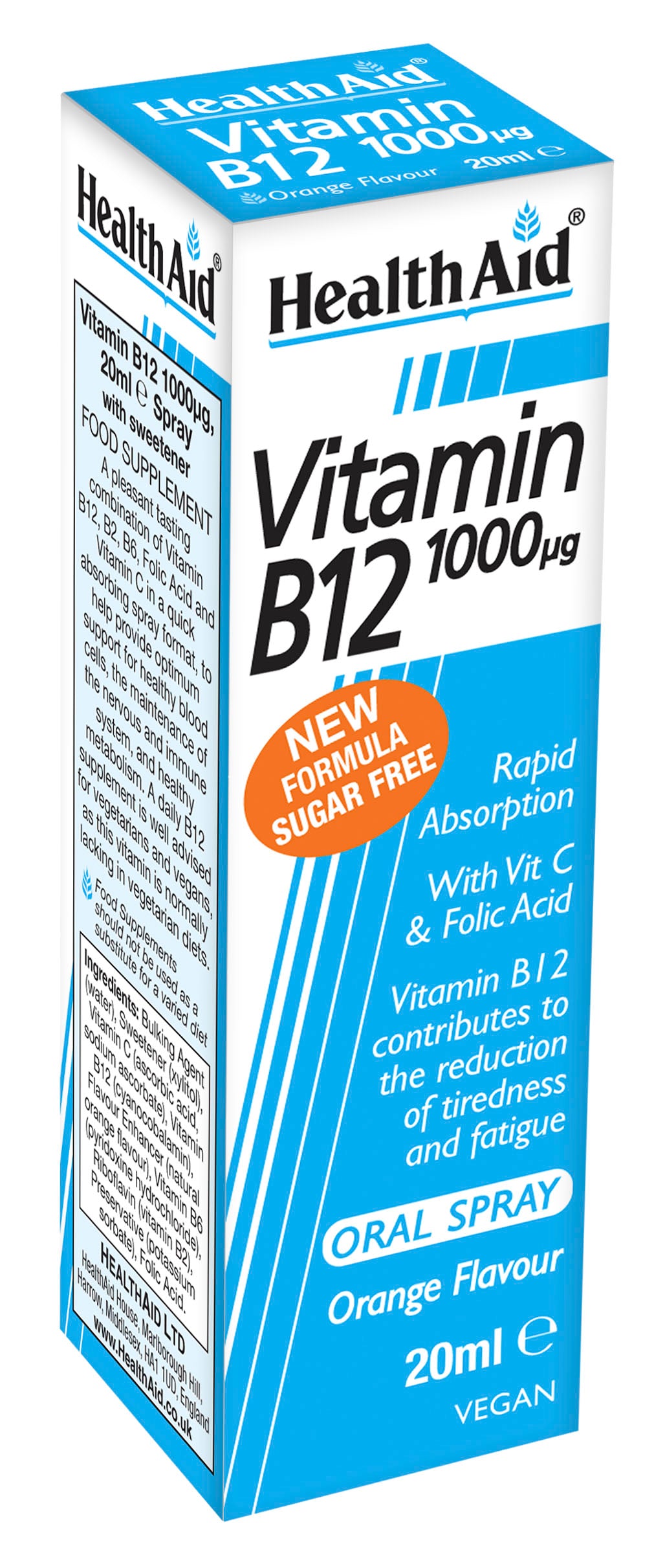 Health Aid Vitamin B12 1000ug Oral Spray 20ml