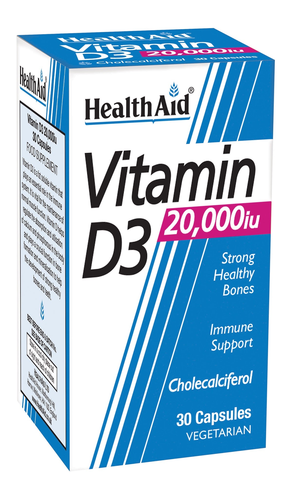 Health Aid Vitamin D3 20,000iu 30's