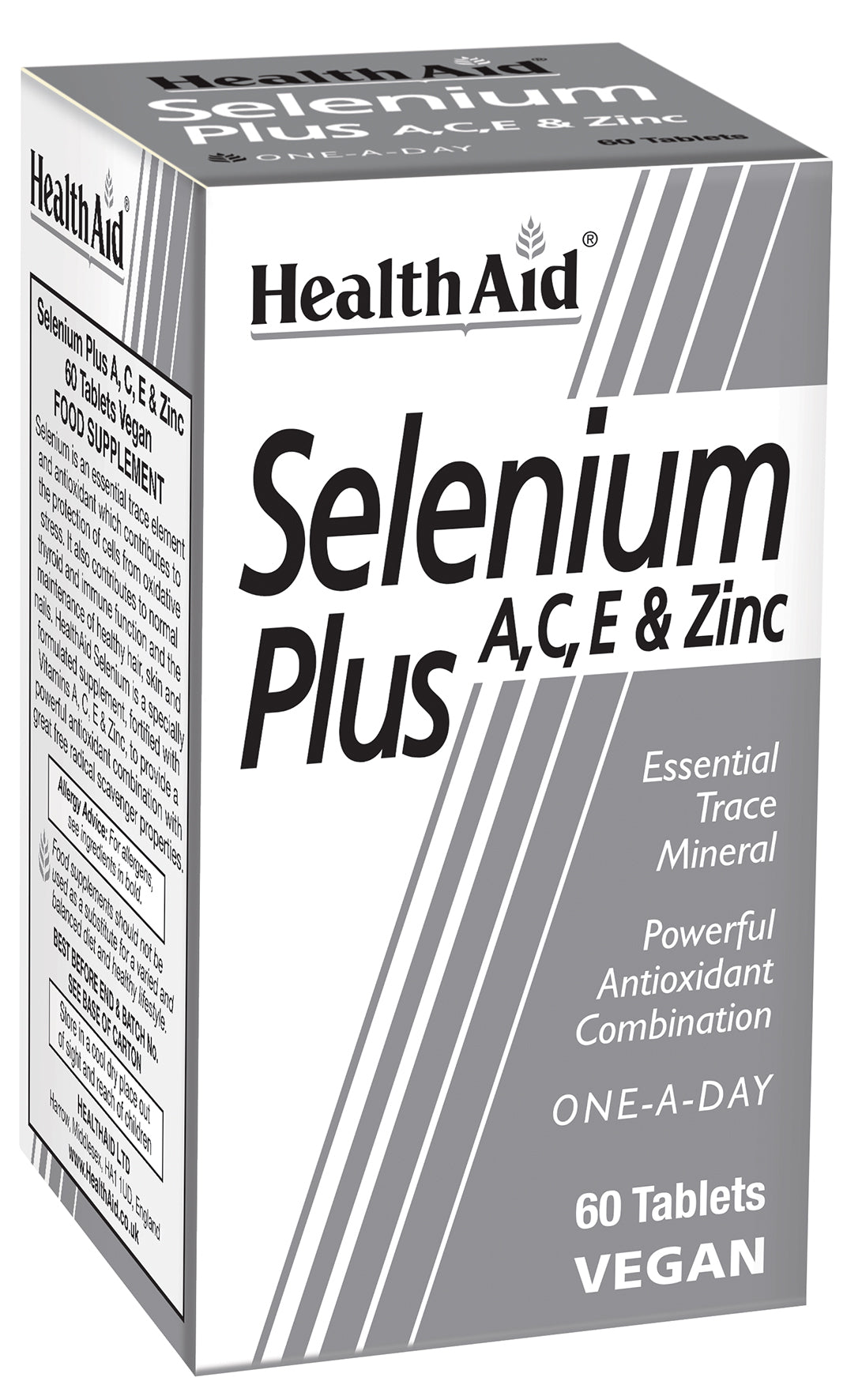 Health Aid Selenium Plus A, C, E + Zinc 60's