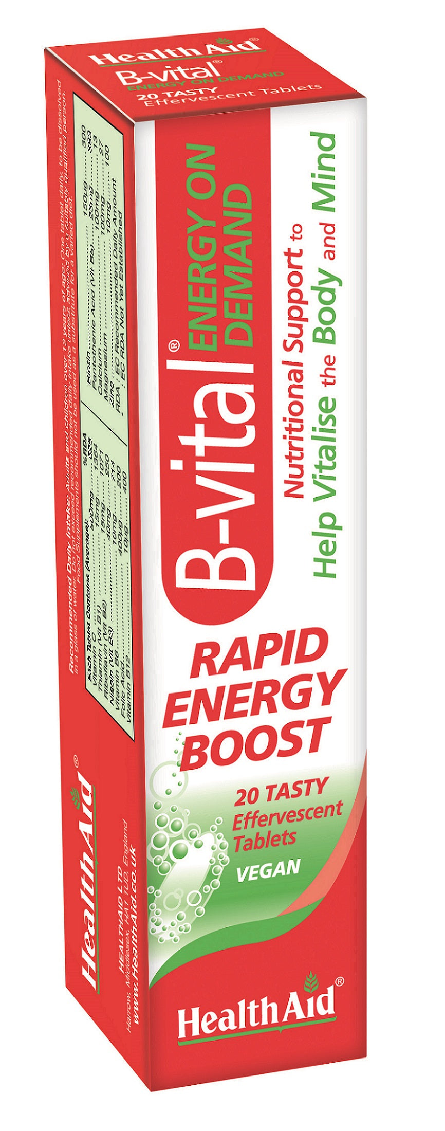 Health Aid B-vital Effervescent 20s