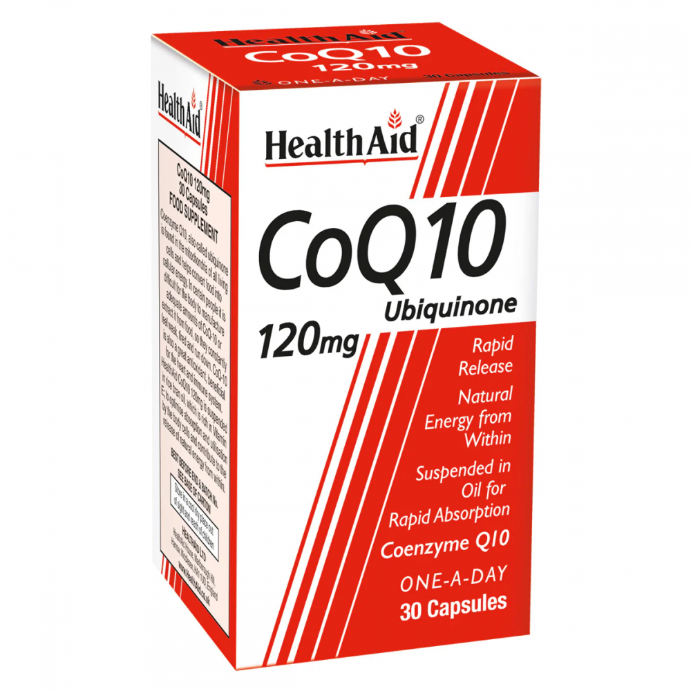 Health Aid CoQ10 Ubiquinone 120mg 30s