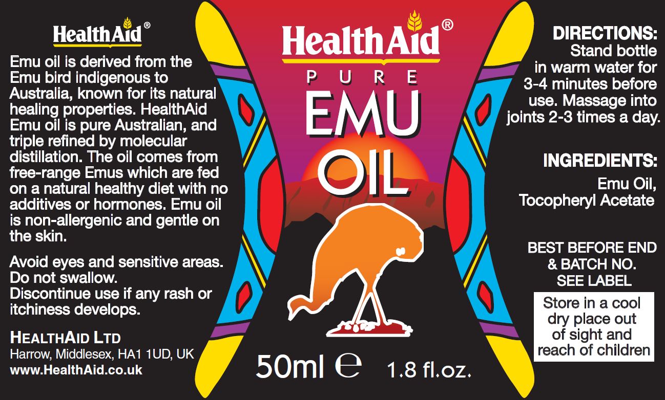 Health Aid Emu Oil (Pure) 50ml