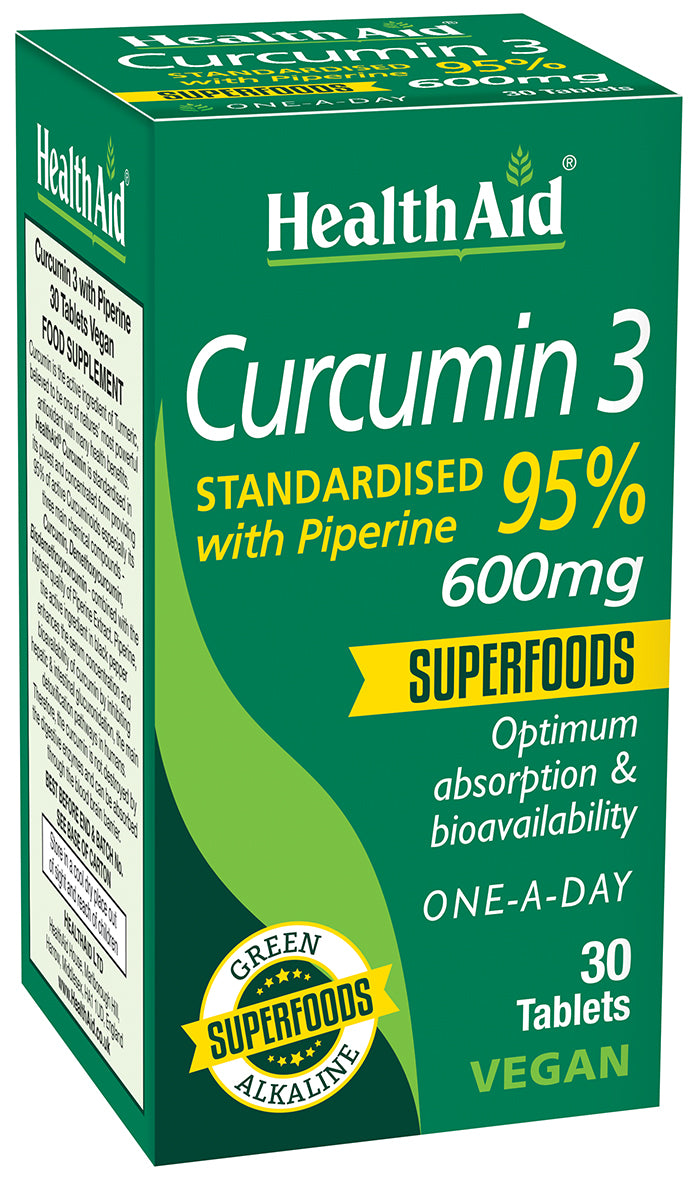 Health Aid Curcumin 3 600mg 30s