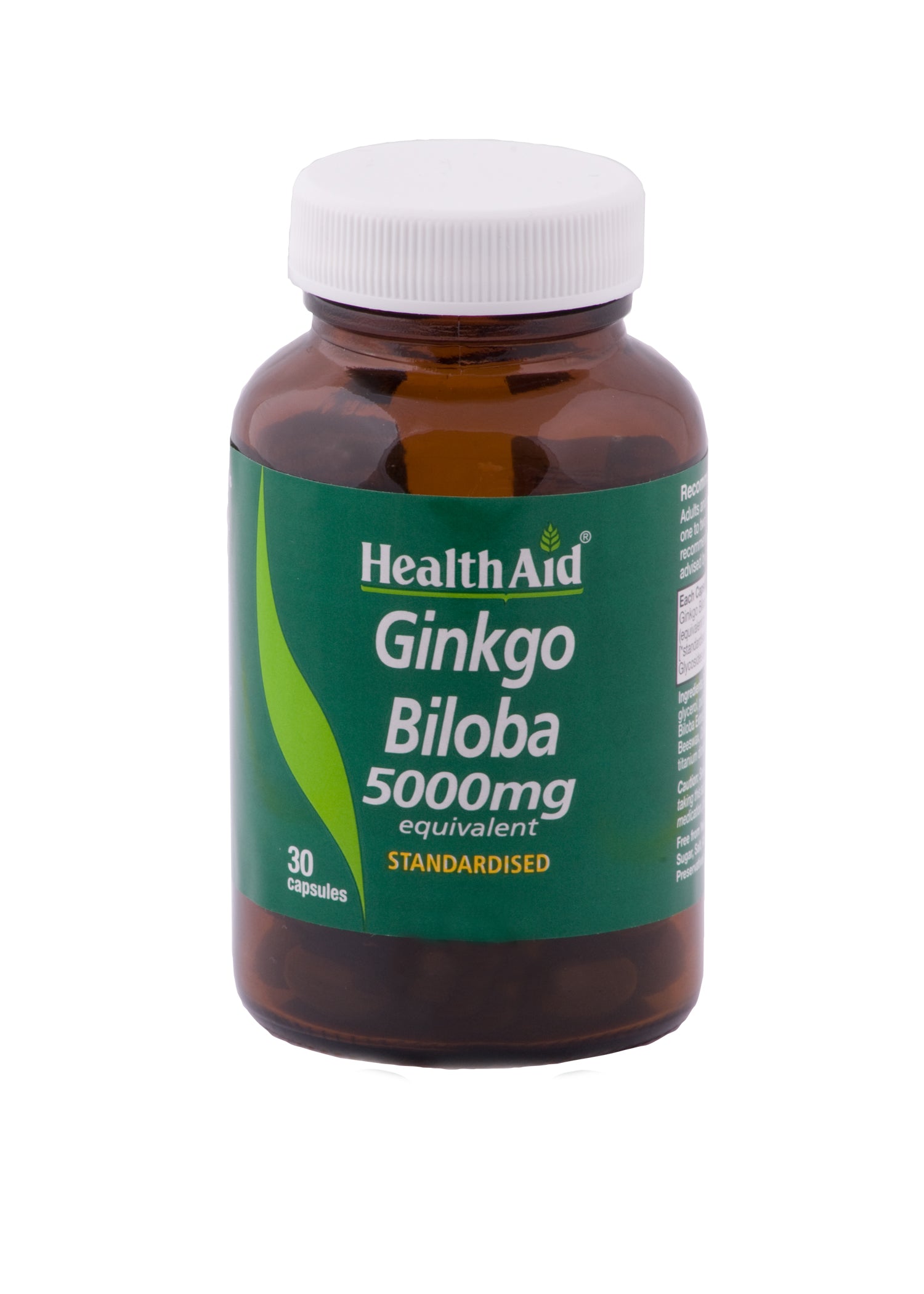 Health Aid Ginkgo Biloba 5000mg 30's