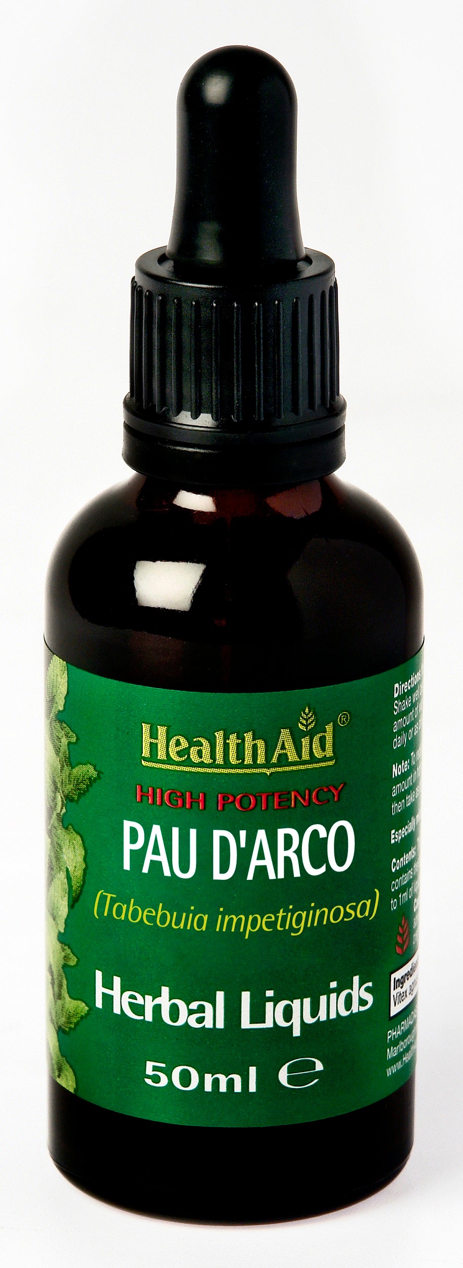 Health Aid High Potency Pau D'Arco 50ml