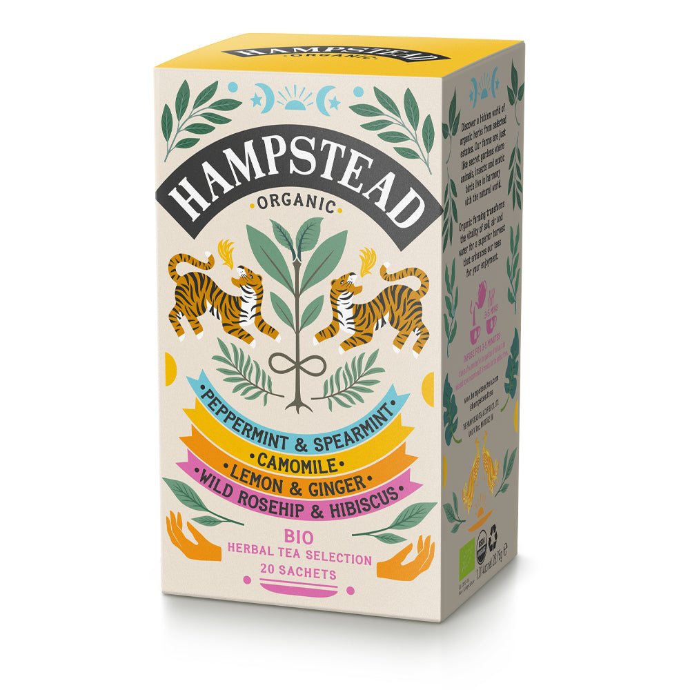 Hampstead Tea Organic Herbal Tea Selection 20s