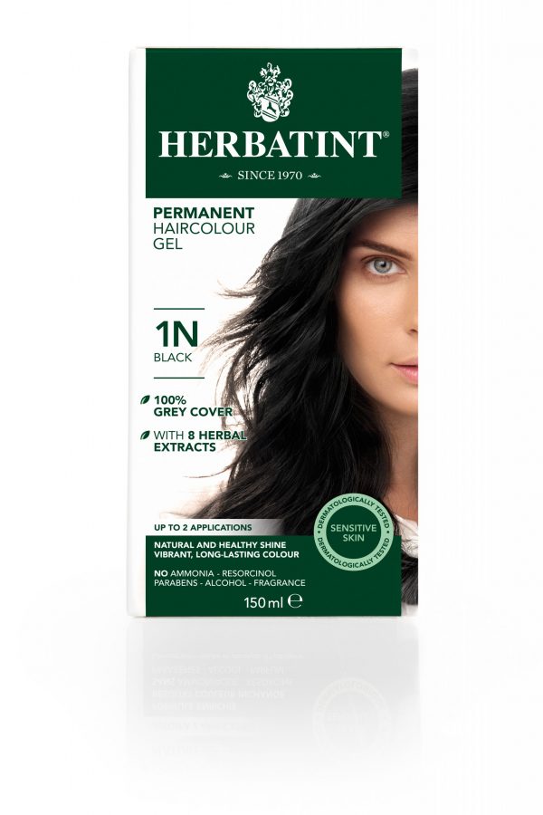 Herbatint Permanent Hair Colour Gel 1N Black 150ml