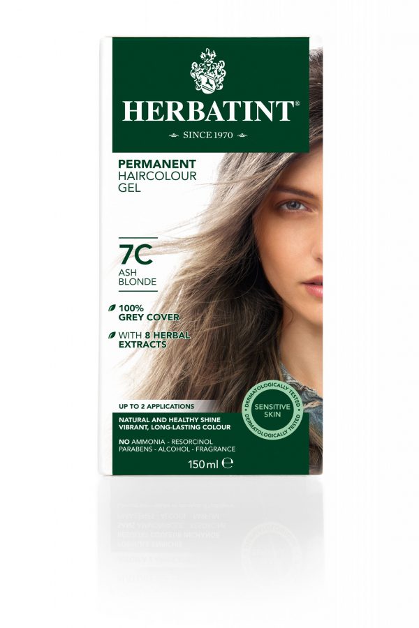 Herbatint Permanent Hair Colour Gel 7C Ash Blonde 150ml