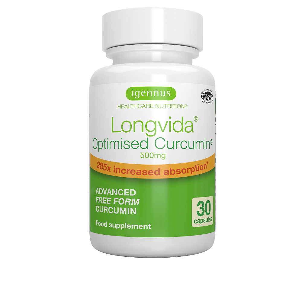 Igennus Longvida Optimised Curcumin 500mg 30s