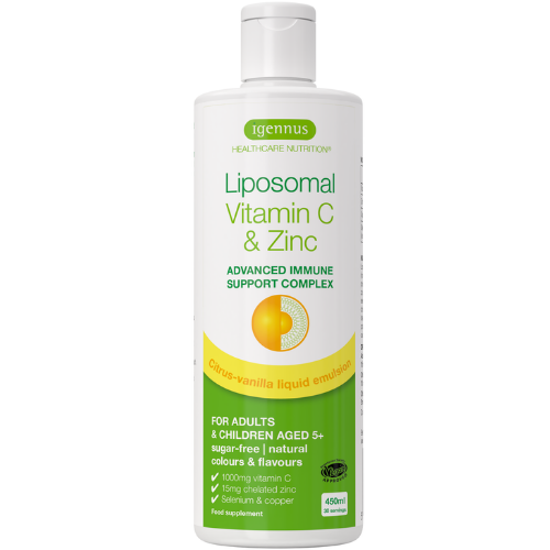 Igennus Liposomal Vitamin C 1000mg & Zinc 450ml