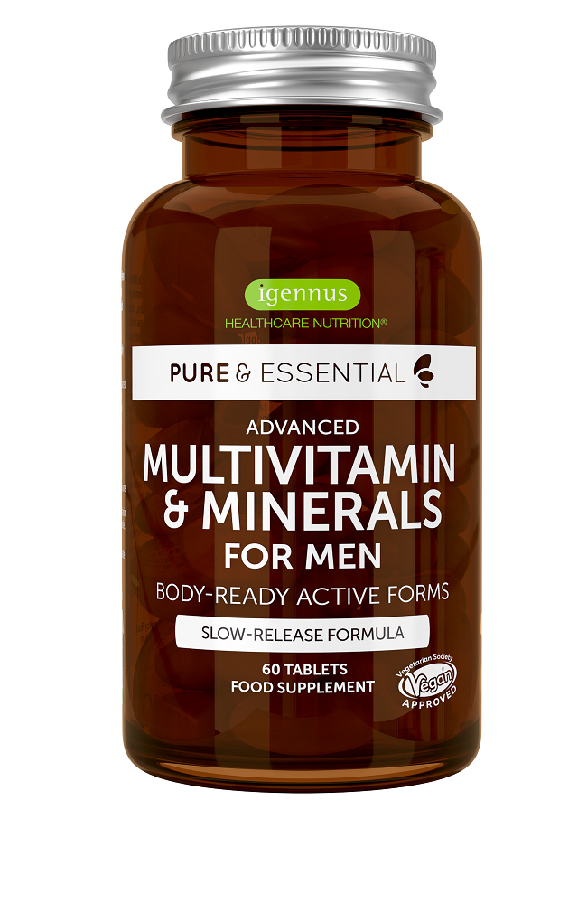 Igennus Pure & Essential Multivitamin & Minerals For Men 60's