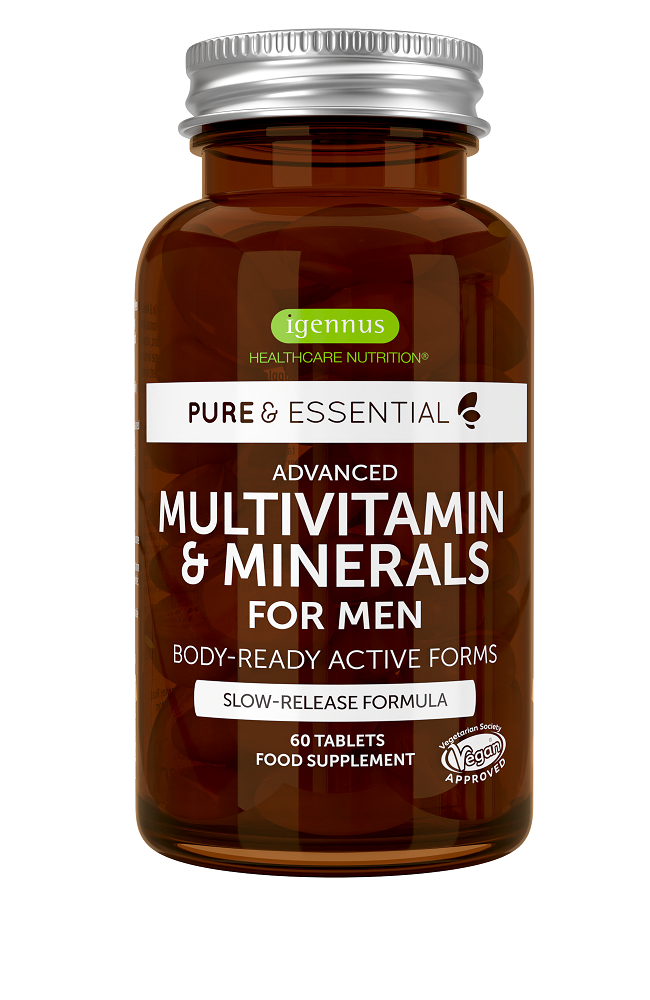 Igennus Pure & Essential Multivitamin & Minerals For Men 60s