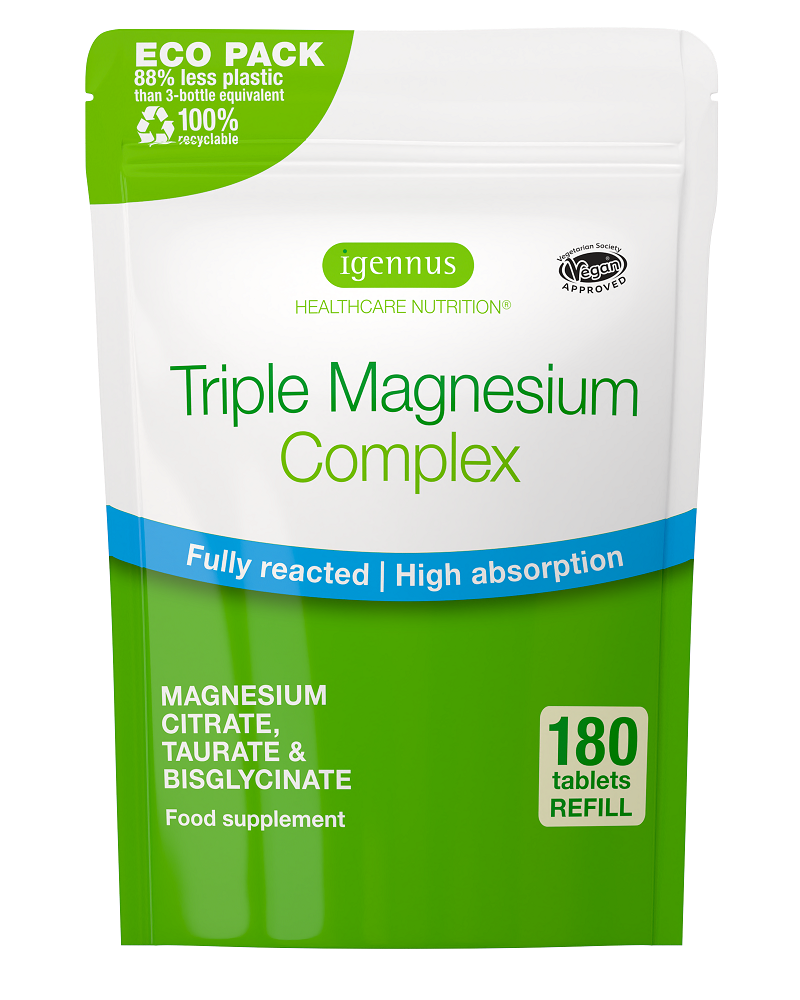 Igennus Triple Magnesium Complex Refill Pouch 180's