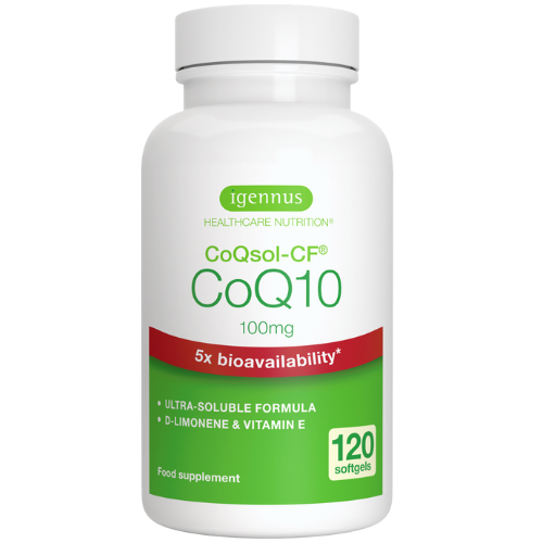 Igennus CoQsol-CF® CoQ10 100mg 120s