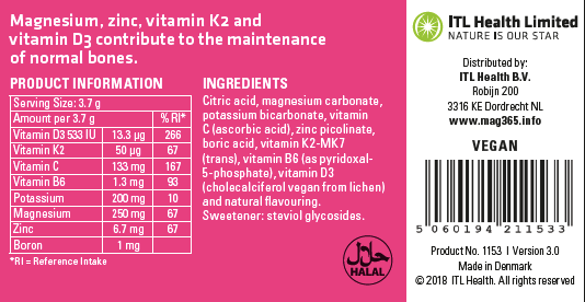 MAG365 Magnesium Based Bone Formula Exotic Lemon 180g