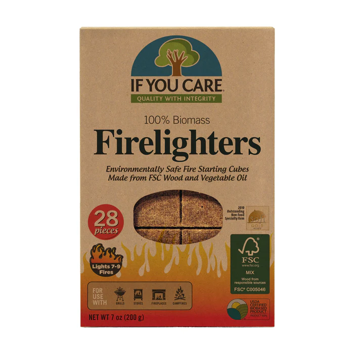 If You Care Firelighters 100% Biomass Cubes 28s