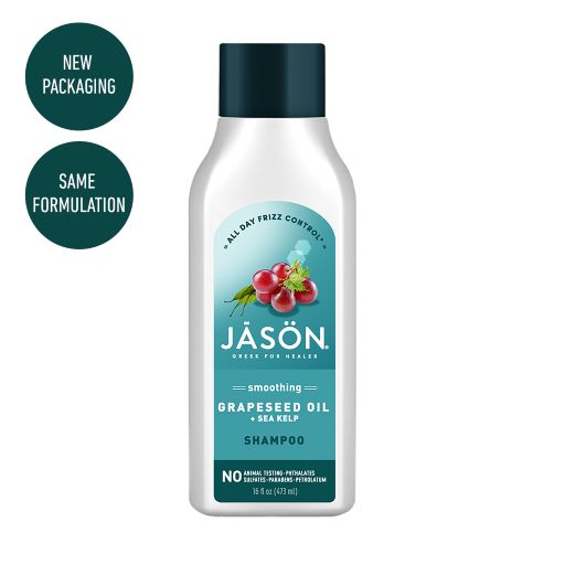 Jason Smoothing Grape Seed Oil + Sea Kelp Shampoo 473ml