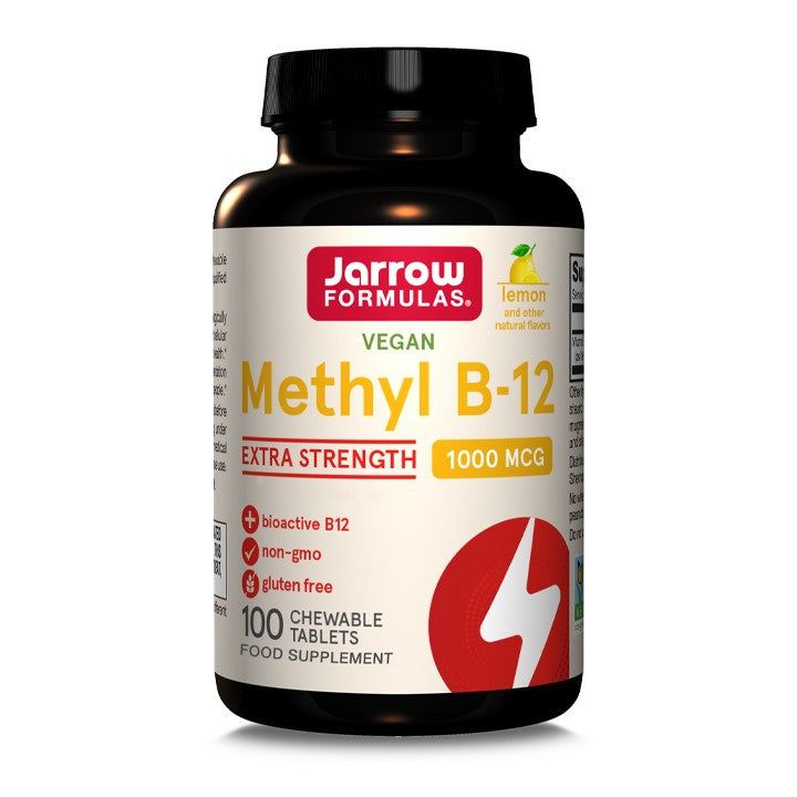 Jarrow Formulas Methyl B-12 Extra Strength 1000mcg Lemon 100's (Vegan)