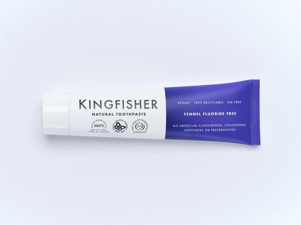 Kingfisher Natural Toothpaste Fennel Fluoride Free 100ml
