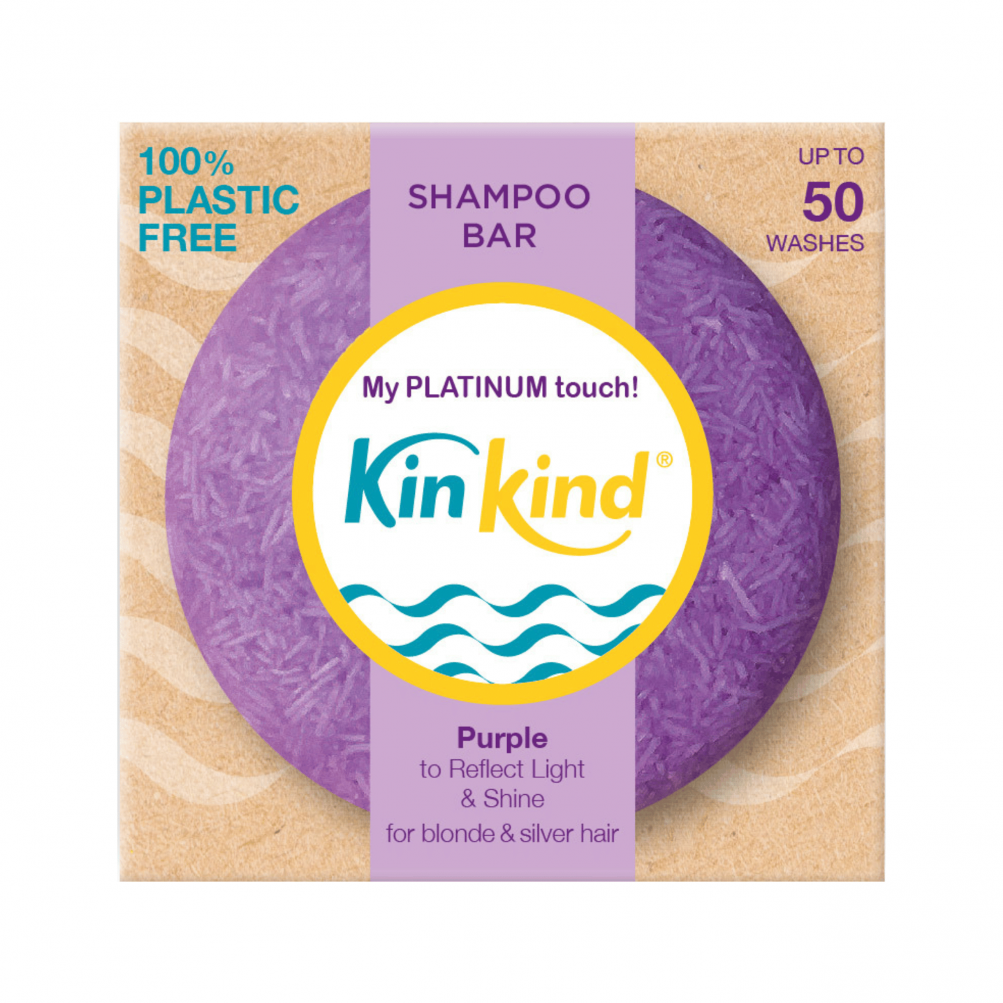 KinKind Shampoo Bar Purple 50g