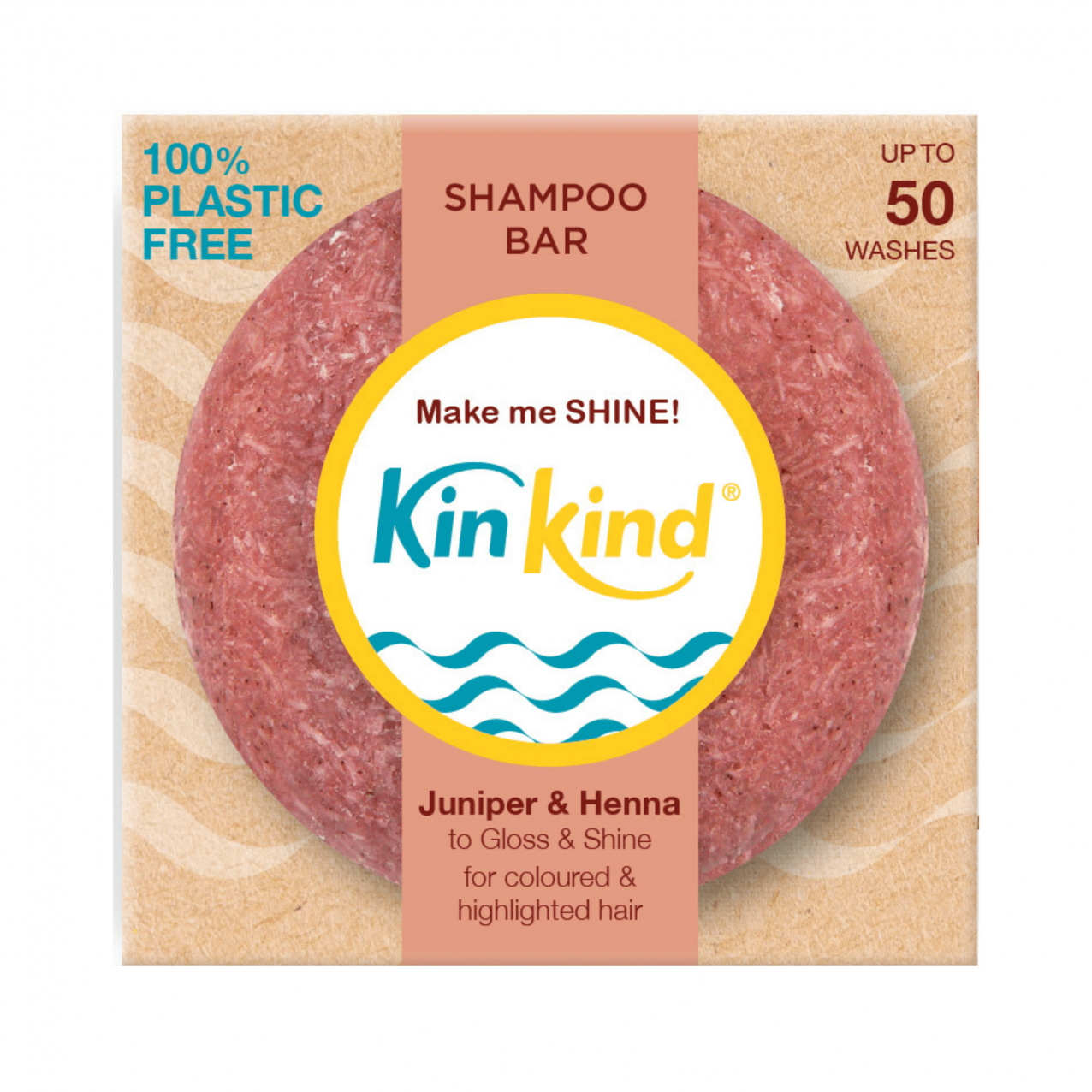 KinKind Shampoo Bar Juniper & Henna 50g