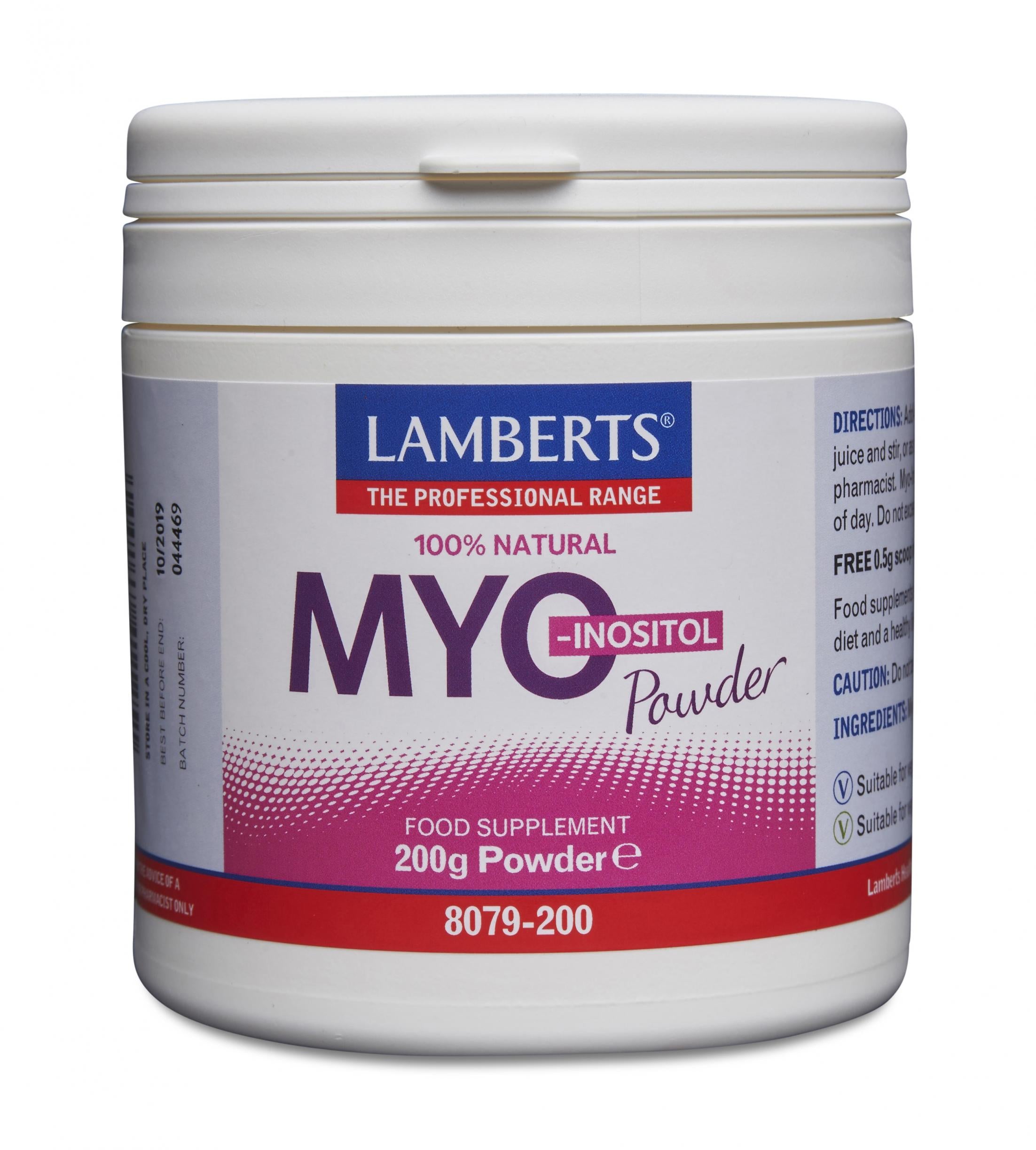 Lamberts Myo-Inositol Powder 200g