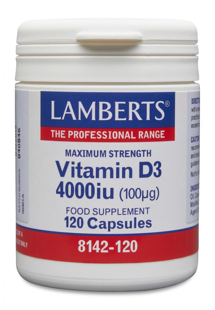 Lamberts Vitamin D3 4000iu 120's