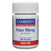 Lamberts Iron 14mg (as Citrate) 100's