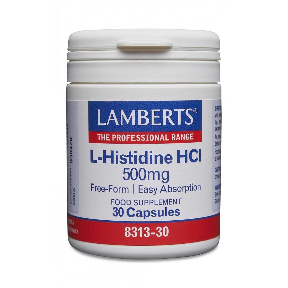 Lamberts L-Histidine HCL 500mg 30's