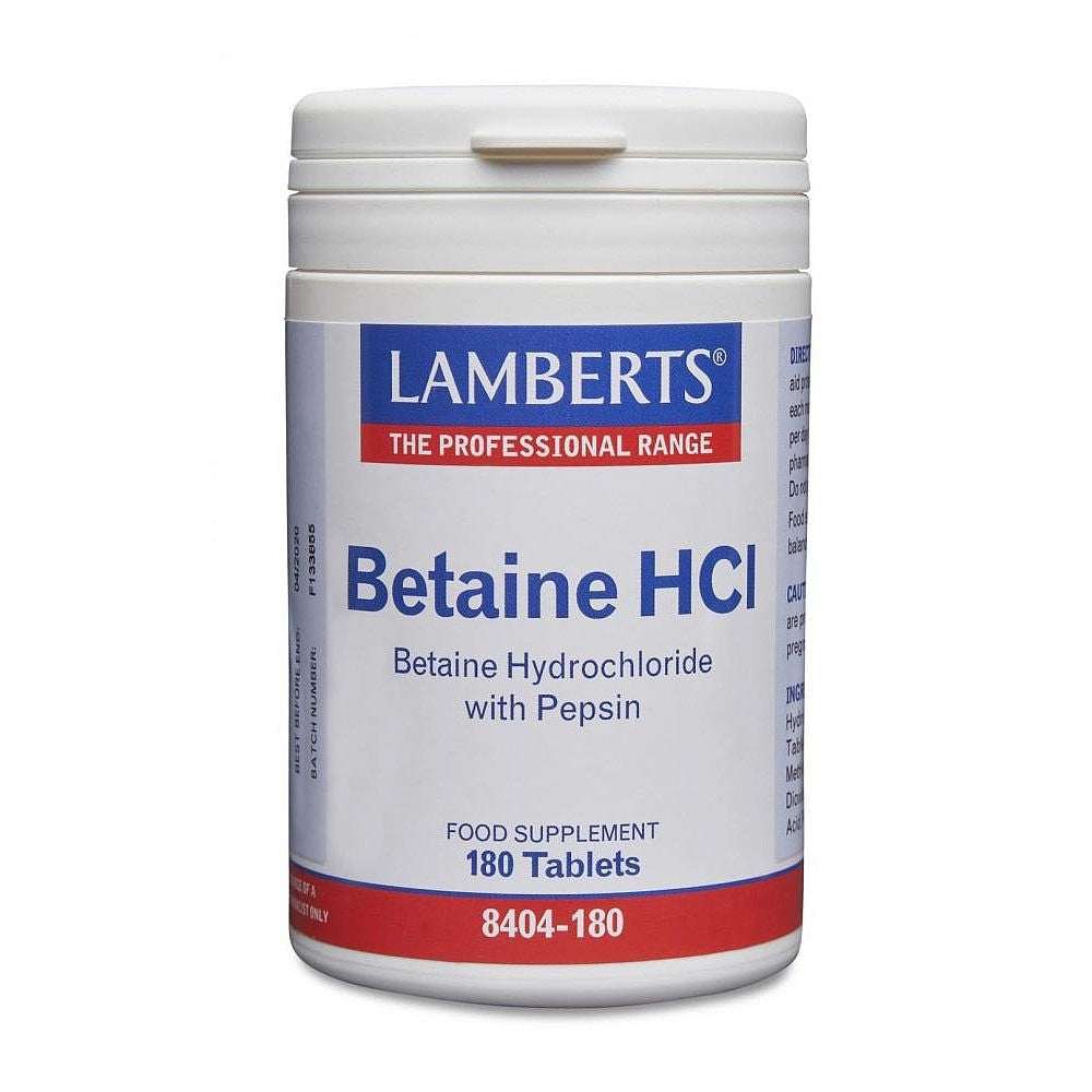 Lamberts Betaine HCL 180's