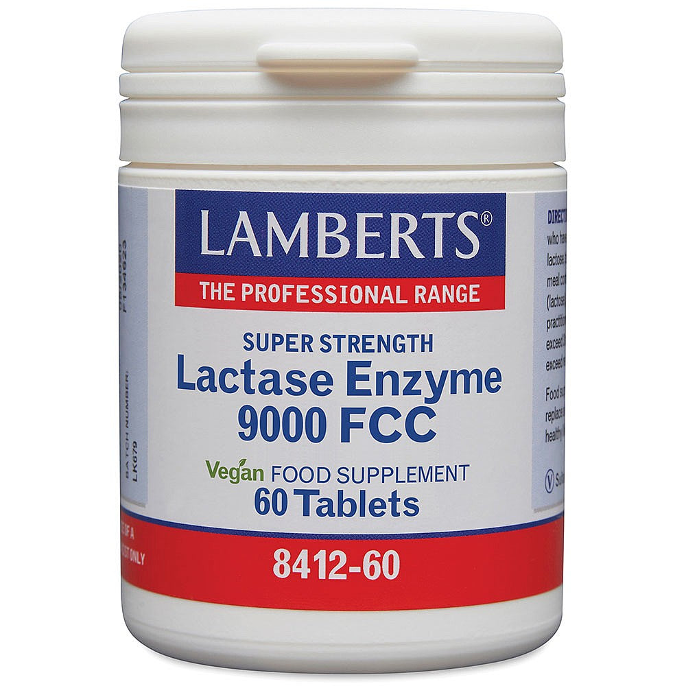 Lamberts Lactase Enzyme 9000 FCC Super Strength 60s